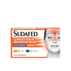 Sudafed Headcold Day/Night 16 pack