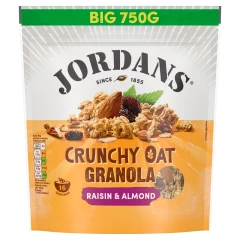 Jordans Crunchy Oat Granola Raisin & Almond Breakfast Cereal 750g