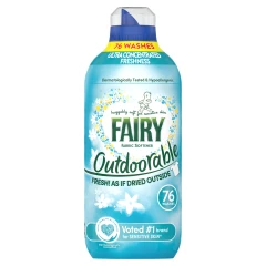 Fairy Outdoorable Fabric Conditioner 76 Washes, For Sensitive Skin, Dermatologically Tested