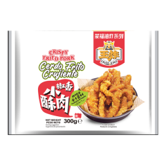 Mengfu fried crispy pork 300g/pack