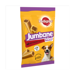 PEDIGREE JUMBONE™ Mini Adult Small Dog Treats Beef & Poultry 4 Chews 160g