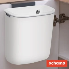 ochama Large Wall-Mounted Trash Can with Lid