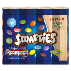 Smarties Tube 4 Pack 136g