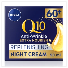 NIVEA Q10 Power 60+ Anti-Wrinkle + Replenishing Night Cream 50ml