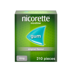 Nicorette 4mg Gum 105 Pieces Original Flavour Quit Smoking Aid