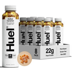 Huel RTD White, 8*500ml, Salted Caramel