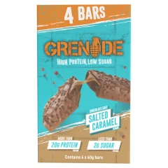 Grenade Chocolate Chip Salted Caramel Flavour Bars 4 x 60g