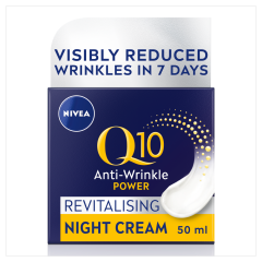 NIVEA Q10 Anti-Wrinkle Power Revitalising Night Cream 50ml