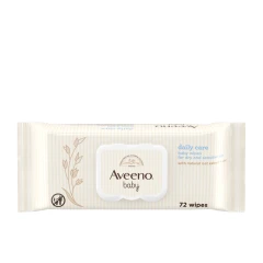 AVEENO Baby Daily Care Wipes, Single Pack (72 Wipes)