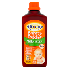 Haliborange Baby & Toddler Multivitamins Tasty Orange Liquid 1m+ 250ml