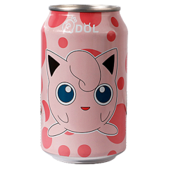 QDOL PEACH FLAVOUR SODA - JIGGLYPUFF 330ml