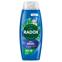 Radox Mineral Therapy 2-in-1 Body Wash & Shampoo Feel Awake 450 ml