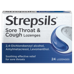 Strepsils Sore Throat & Cough Lozenges 24 Lozenges