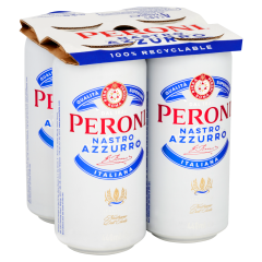 Peroni Nastro Azzurro 4 X 440Ml (Abv 5.0%)