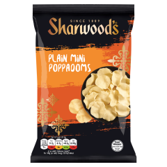 Sharwood's Plain Mini Poppadoms 55g