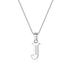 Ever Faith 925 Sterling Silver Initial Necklace CZ 26 Letters Alphabet Personalized Charm Pendant Necklace, Jewellery Gifts for Women Mom Girls Teen Anniversary Birthday Mothers Day Xmas Valentines