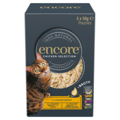 Encore Chicken Selection in Broth 5 x 50g