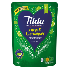 Tilda Microwave Lime and Coriander Basmati Rice 250g