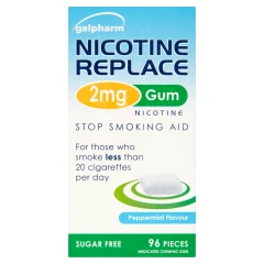 Galpharm Nicotine Replace 2mg Gum Peppermint Flavour 96 Pieces