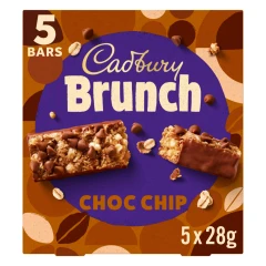 Cadbury Brunch Chocolate Chip Cereal Bars 140g