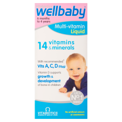 Vitabiotics Wellbaby Multi-Vitamin Liquid 6 Months to 4 Years 150ml