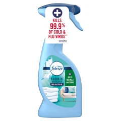 Febreze Antibacterial Fabric Freshener Spray Fresh Linen 375ML