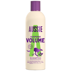 Aussie Aussome Volume Shampoo - Vegan - Brings Fullness & Bounce Back To Fine & Flat Hair, 300ml