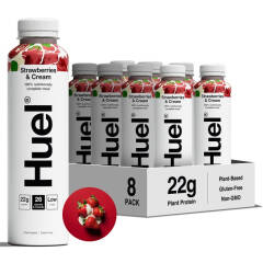 Huel RTD White, 8*500ml, Strawberry & Cream