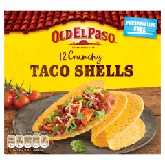 Old El Paso 12 Crunchy Taco Shells 156g