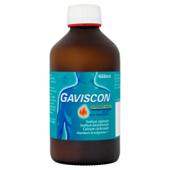 Gaviscon Liquid Heartburn & Indigestion Relief Peppermint Flavour 600ml