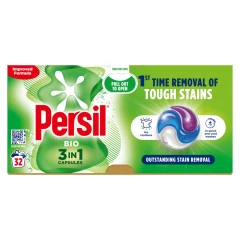 Persil 3 in 1 Bio Capsules 32 Washes 675.2g