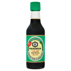 KIKKOMAN LESS SALT SOY SAUCE 250ML