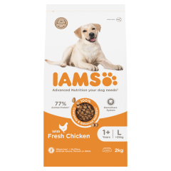 IAMS Adult Dog Complete & Balanced Nutrition with Fresh Chicken 1+ Years 2kg