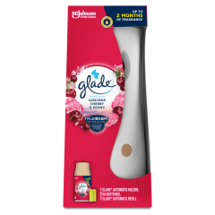 Glade Automatic Spray Holder  Refill Air Freshener Luscious Cherry  Peony 2x269ml