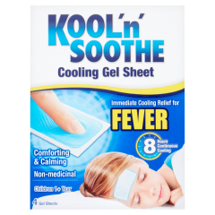 Kool 'n' Soothe Soft Gel Sheets 4 pack