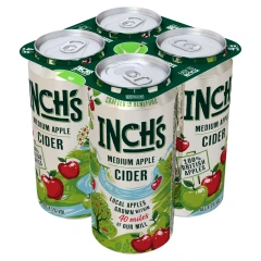 Inch's Medium Apple 4 X 440ml