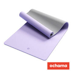 ochama Yoga Mat, TPE Extra Thick and Wide, Non-Slip, 183*66cm - Purple