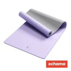 ochama Yoga Mat, TPE Extra Thick and Wide, Non-Slip, 183*66cm - Purple