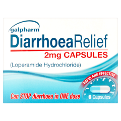 Galpharm Diarrhoea Reflief 2mg Capsules 6pk