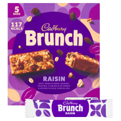 Cadbury Brunch Raisin Cereal Bars 140g