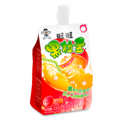 Want Want Fruit Juice with Nata de Coco Peach Flavour 300ml