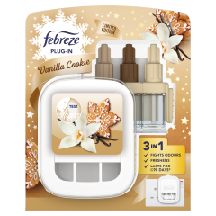 Febreze 3Volution Smart Programming Air Freshener Plug In Starter Kit Vanilla Cookie 20ML