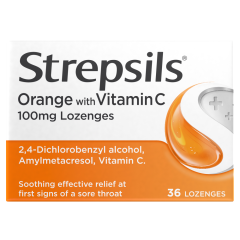 Strepsils Orange Vitamin C 36 pack