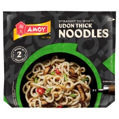 Amoy Straight to Wok Udon Thick Noodles 2 x 150g (300g)