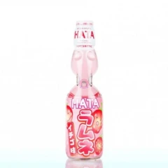 HATA Strawberry Ramune Carbonated Drink 200ml