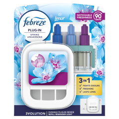 Febreze 3Volution Smart Programming Air Freshener Plug-In Starter Kit Spring Awakening 20ML