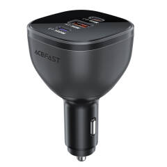 ACEFAST B14 165W 3-Port (2 Type-C & 1 USB-A) Car Charger - Black