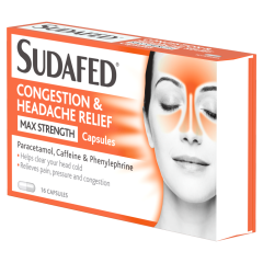 Sudafed Head Cold Max Strength 16 pack