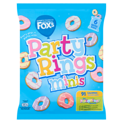 Fox's Mini Party Rings 6 x 21g