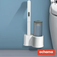 ochama Toilet Brush (with 12 Brush Heads)